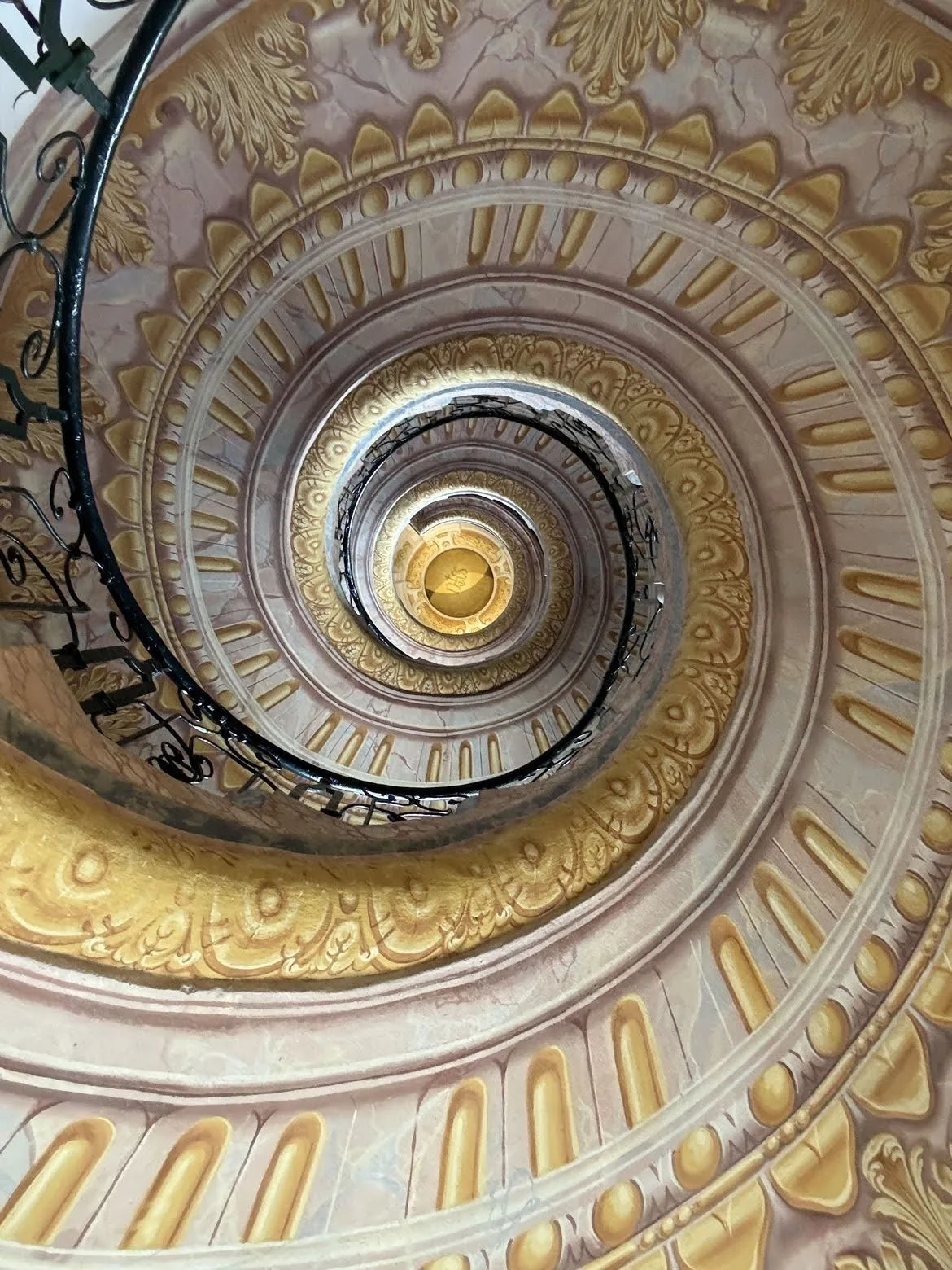 Mountain lake with soft blue hills beyond