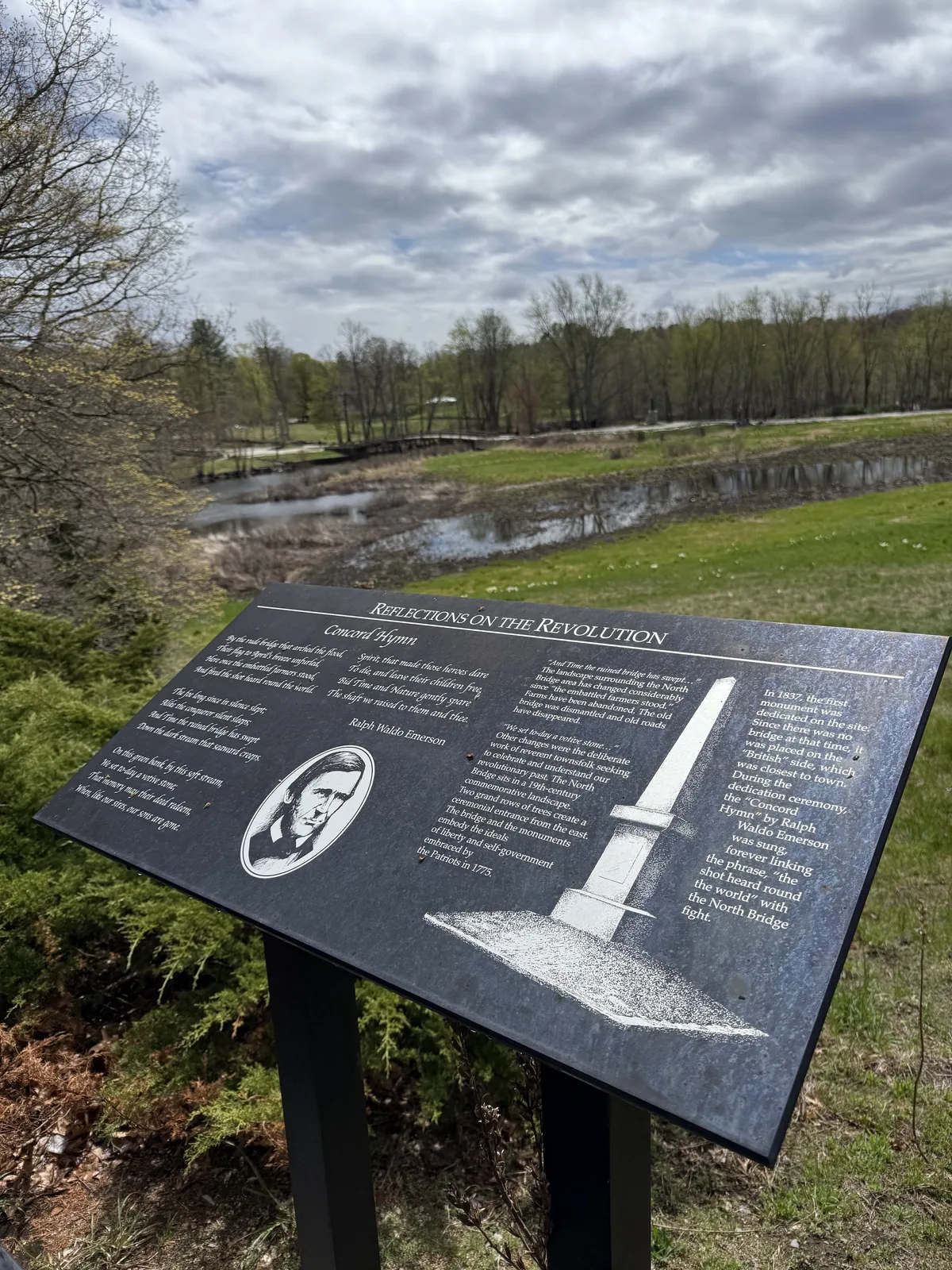 Castle ruins on a rocky grassy rise